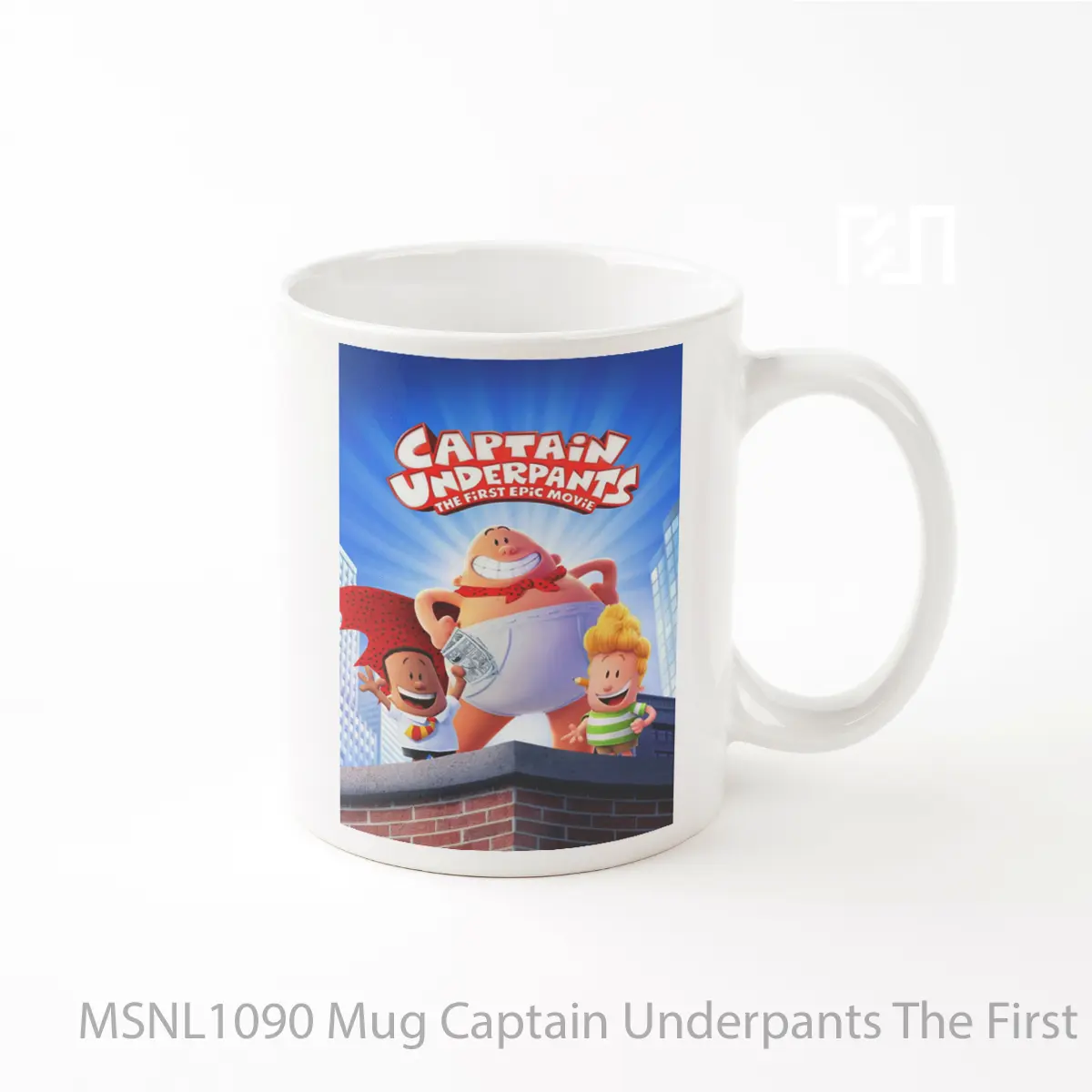 Mug Captain Underpants The First Epic Movie Gelas Keramik Tema Film MSNL1090