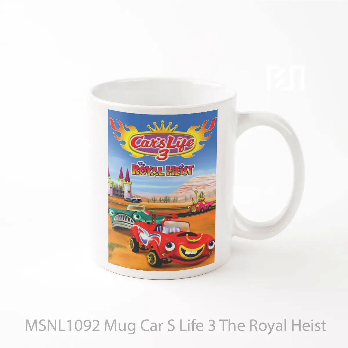 Mug Car S Life 3 The Royal Heist Gelas Keramik Tema Film MSNL1092