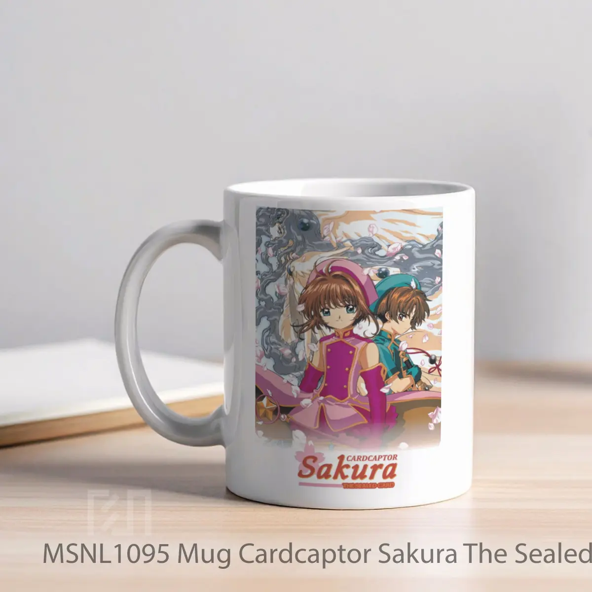 Mug Cardcaptor Sakura The Sealed Card Gelas Keramik Tema Film MSNL1095 - Tampak Kiri