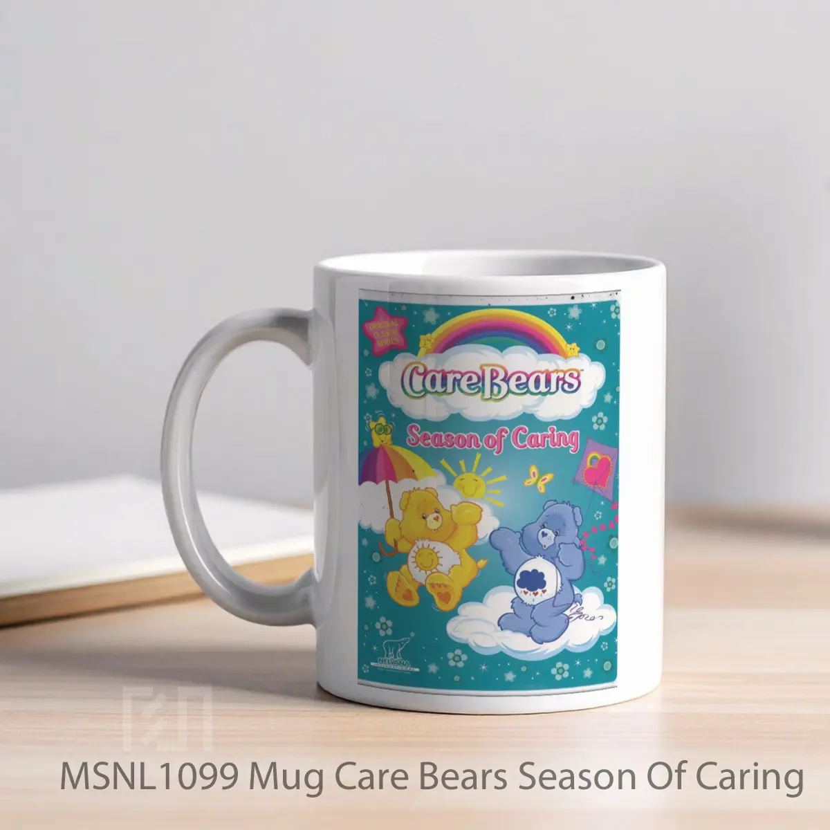 Mug Care Bears Season Of Caring Gelas Keramik Tema Film MSNL1099 - Tampak Kiri