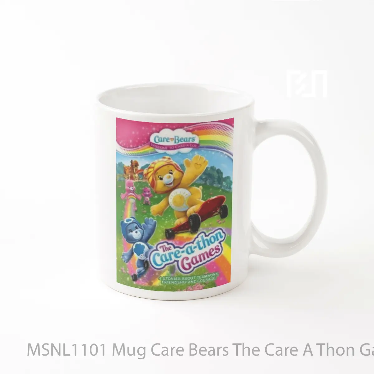 Mug Care Bears The Care A Thon Games Gelas Keramik Tema Film MSNL1101
