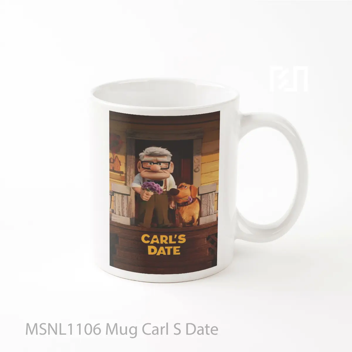 Mug Carl S Date Gelas Keramik Tema Film MSNL1106