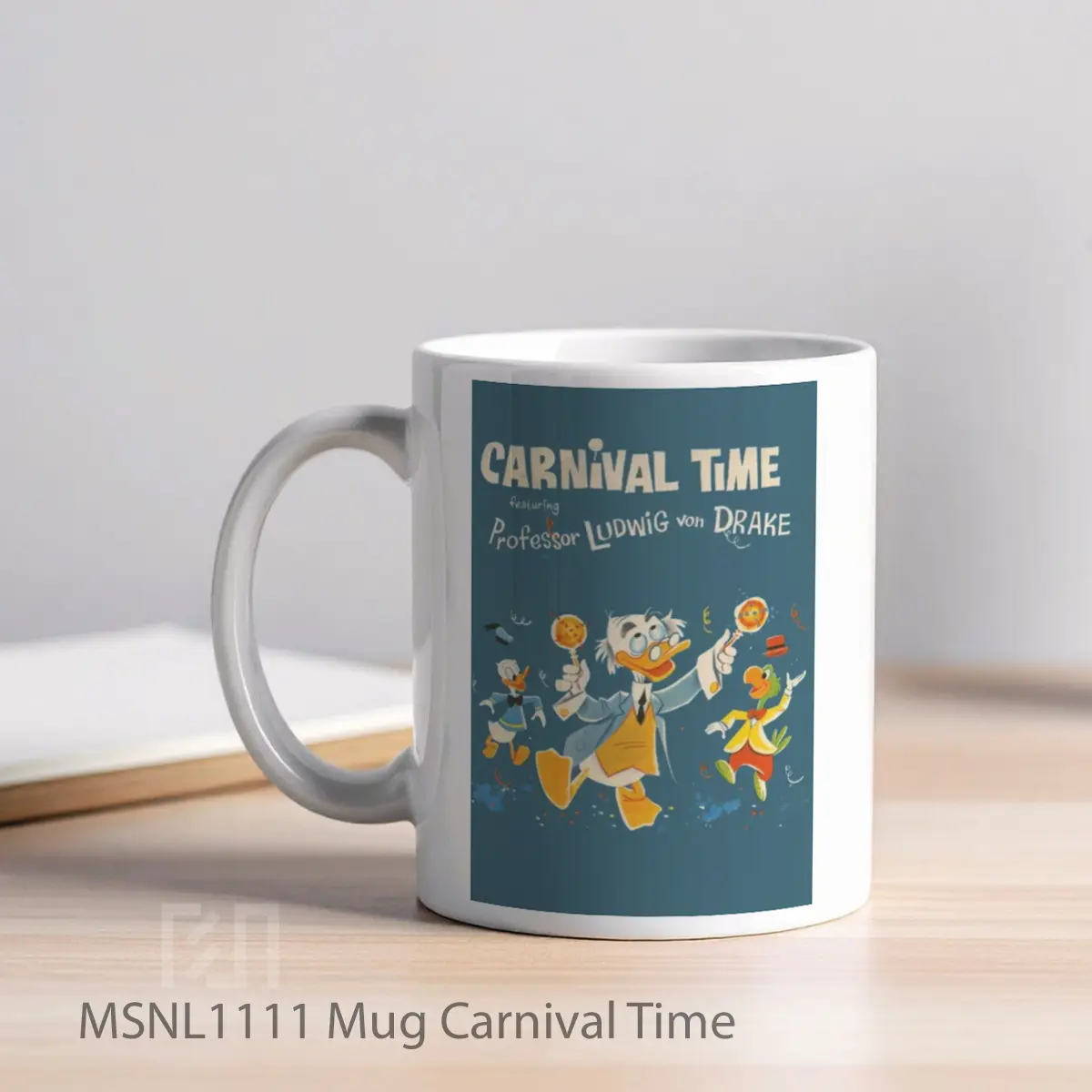 Mug Carnival Time Gelas Keramik Tema Film MSNL1111 - Tampak Kiri