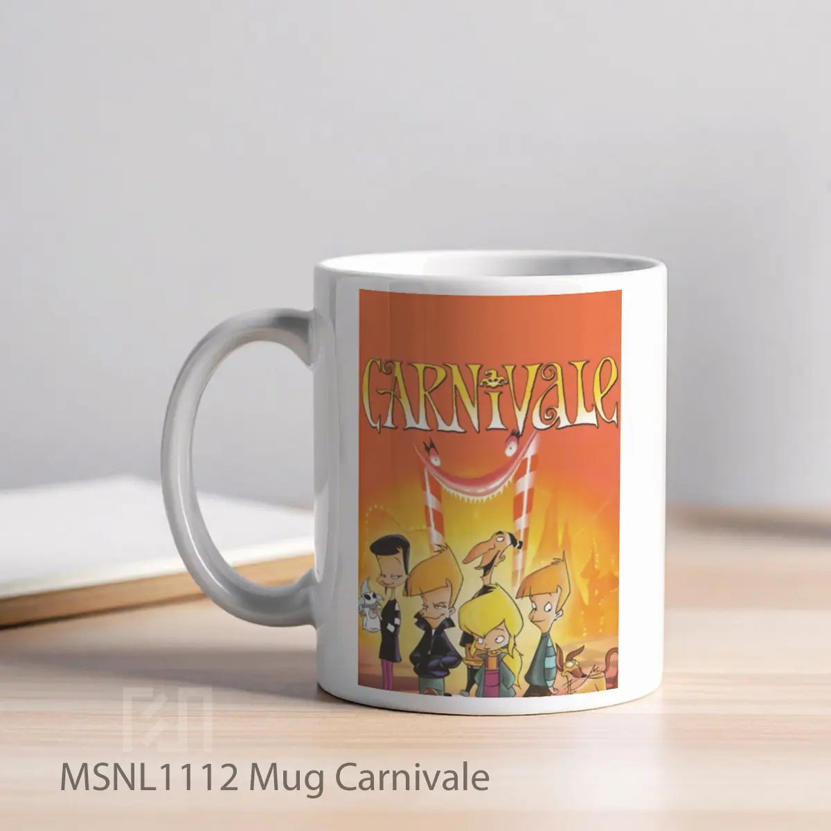 Mug Carnivale Gelas Keramik Tema Film MSNL1112 - Tampak Kiri