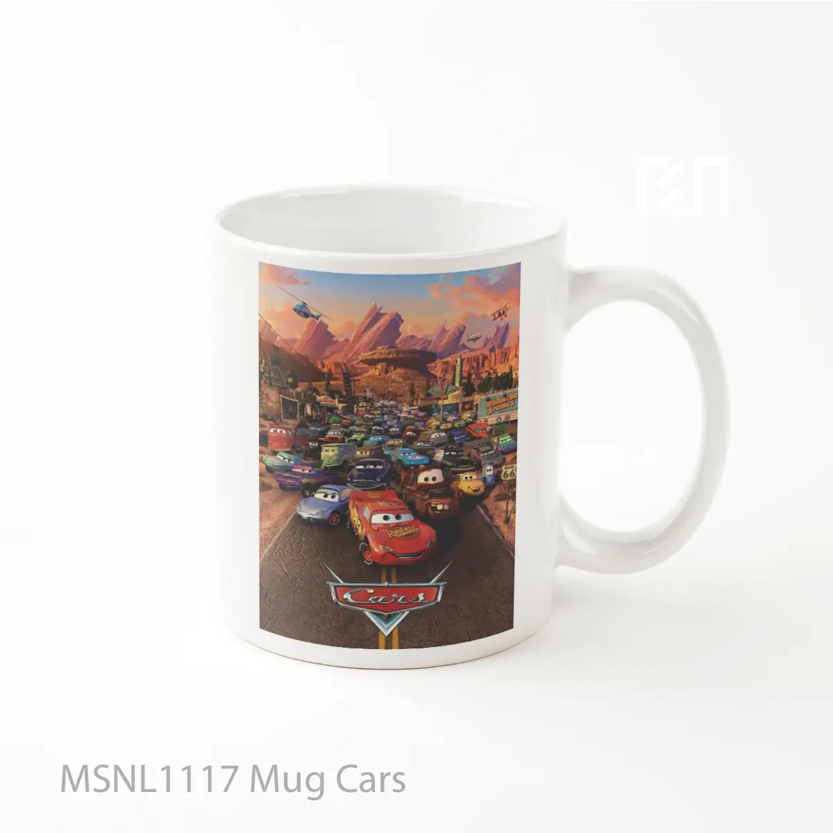 Mug Cars Gelas Keramik Tema Film MSNL1117