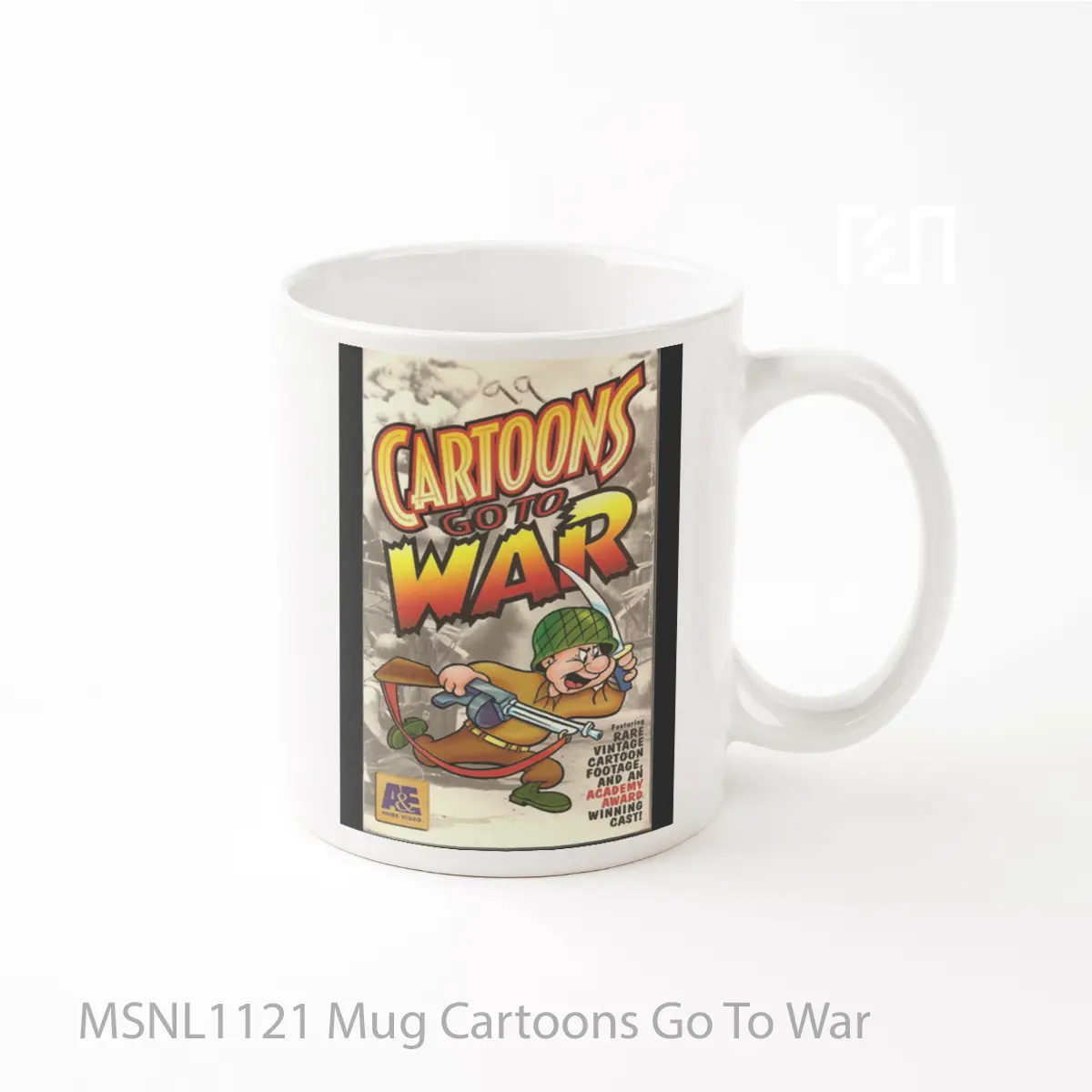 Mug Cartoons Go To War Gelas Keramik Tema Film MSNL1121