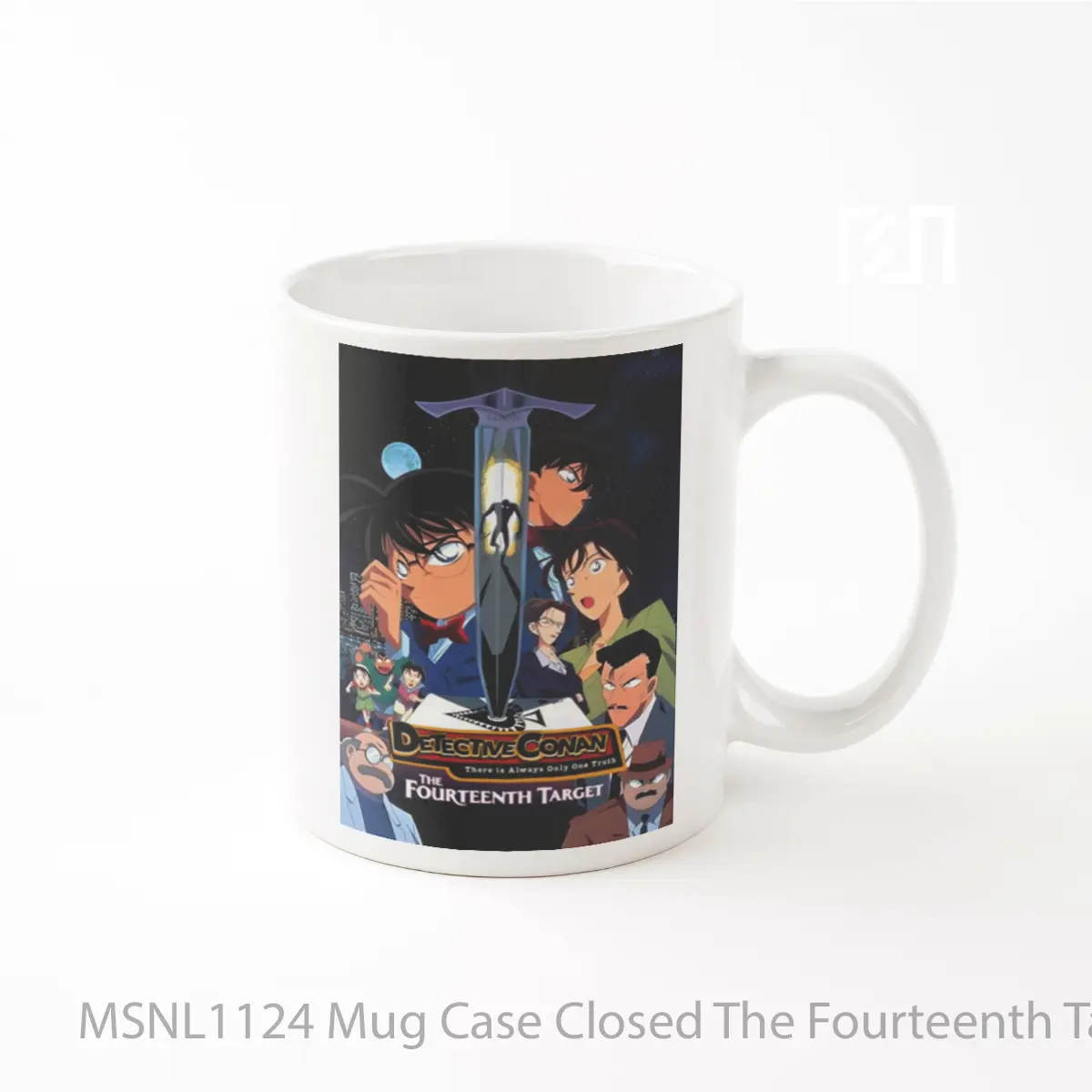 Mug Case Closed The Fourteenth Target Gelas Keramik Tema Film MSNL1124