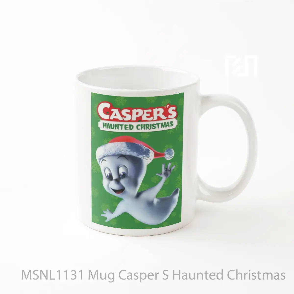 Mug Keramik Premium SNI - Mug Casper S Haunted Christmas Gelas Keramik Tema Film MSNL1131