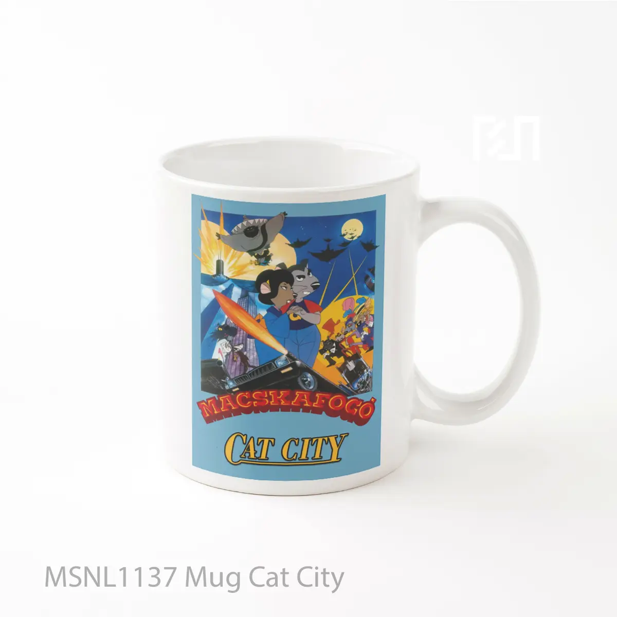 Mug Cat City Gelas Keramik Tema Film MSNL1137