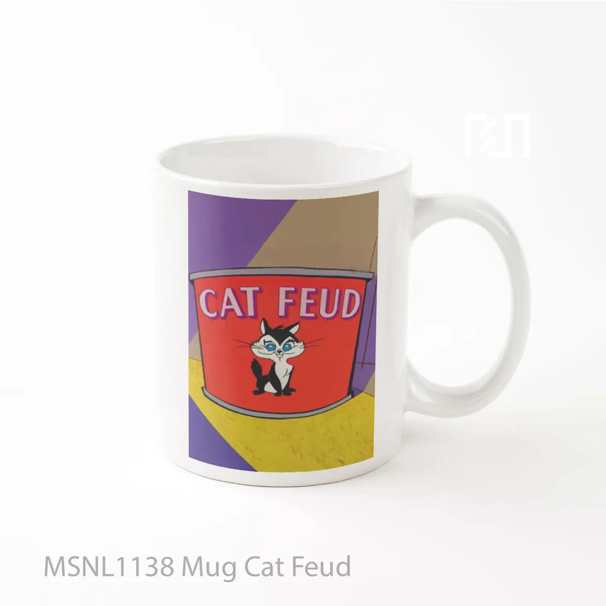 Mug Cat Feud Gelas Keramik Tema Film MSNL1138