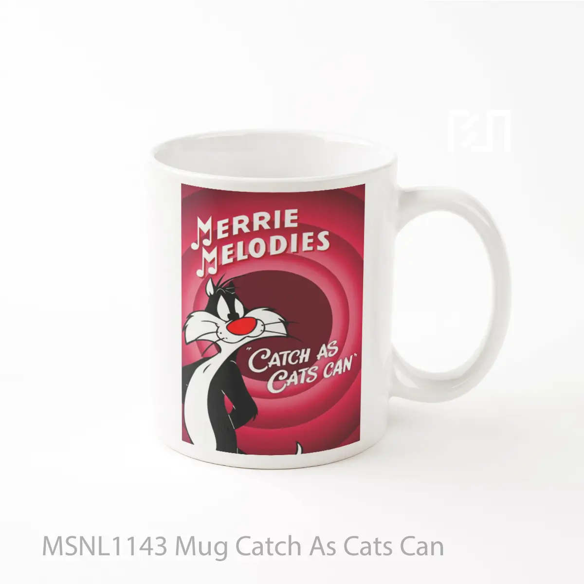 Mug Catch As Cats Can Gelas Keramik Tema Film MSNL1143