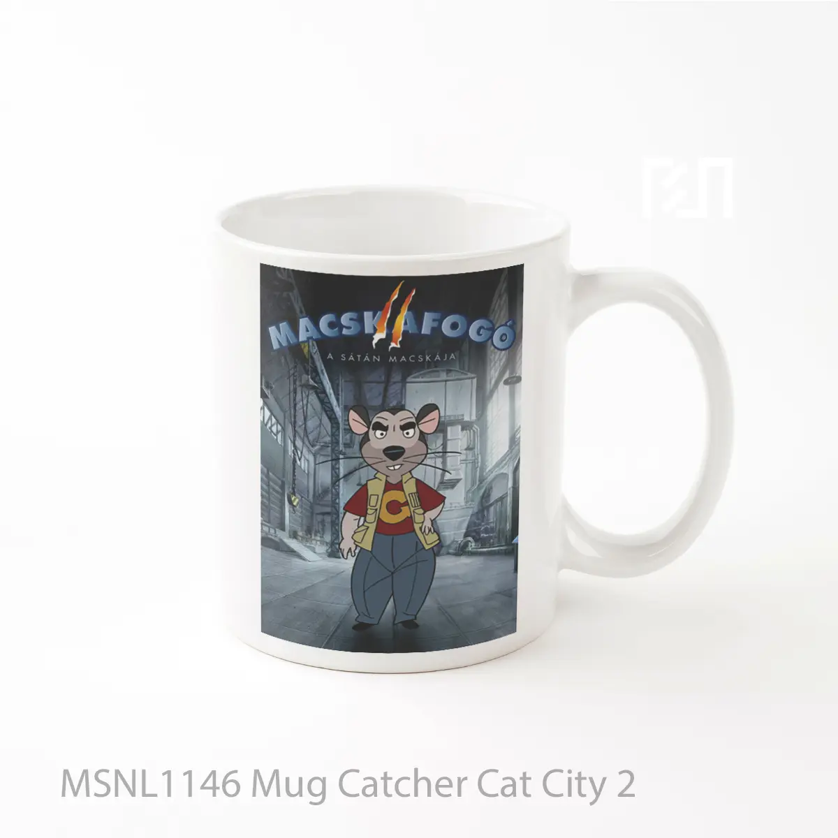 Mug Catcher Cat City 2 Gelas Keramik Tema Film MSNL1146
