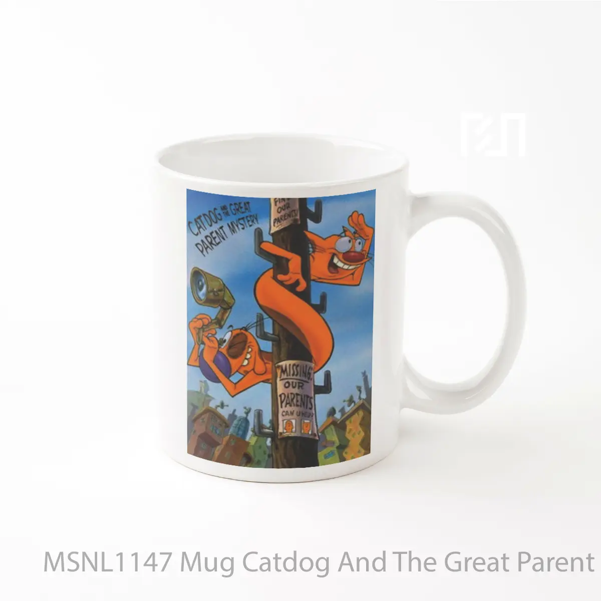 Mug Catdog And The Great Parent Mystery Gelas Keramik Tema Film MSNL1147