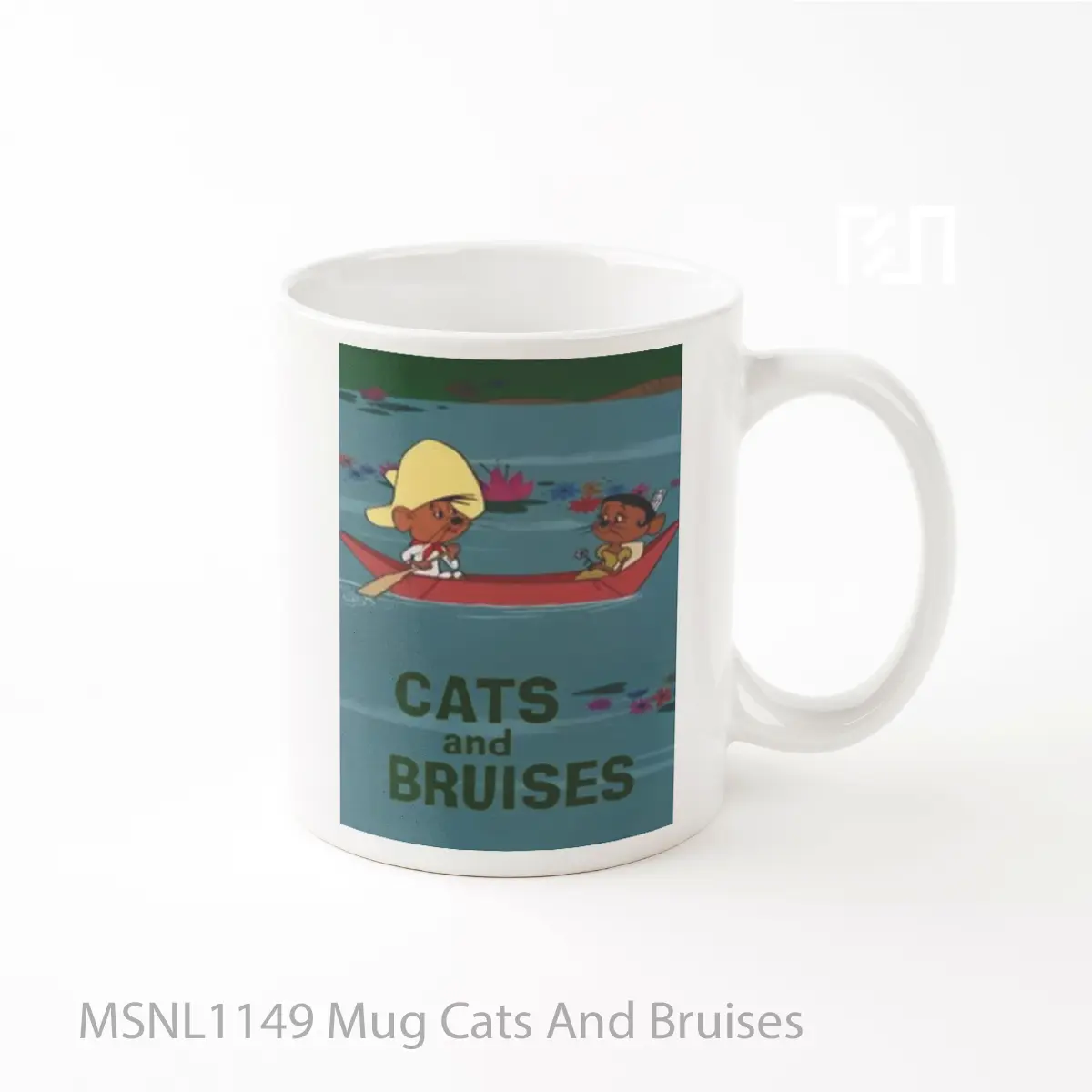 Mug Cats And Bruises Gelas Keramik Tema Film MSNL1149