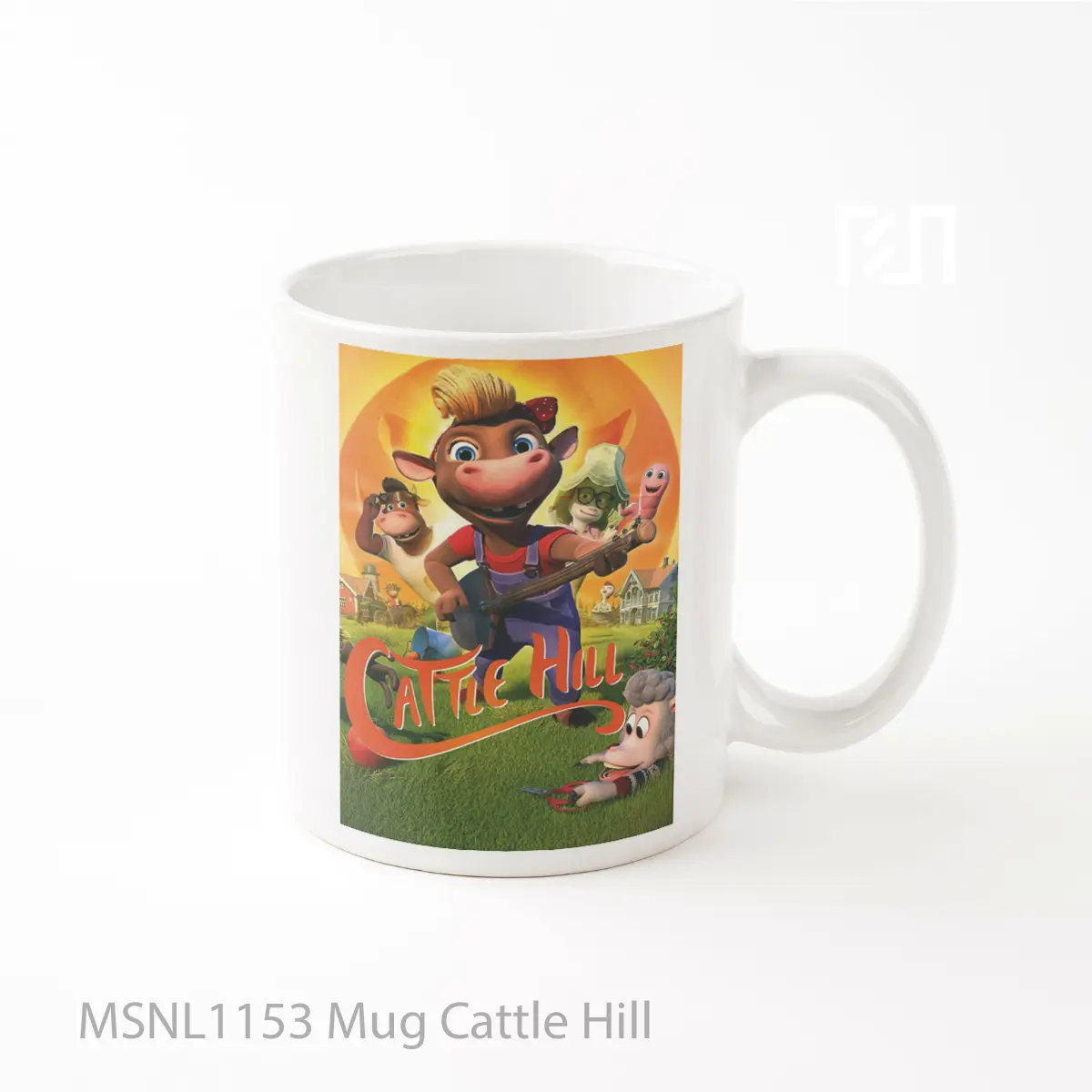 Mug Cattle Hill Gelas Keramik Tema Film MSNL1153