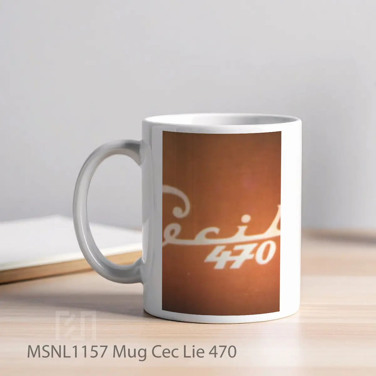 Mug Cec Lie 470 Gelas Keramik Tema Film MSNL1157 - Tampak Kiri
