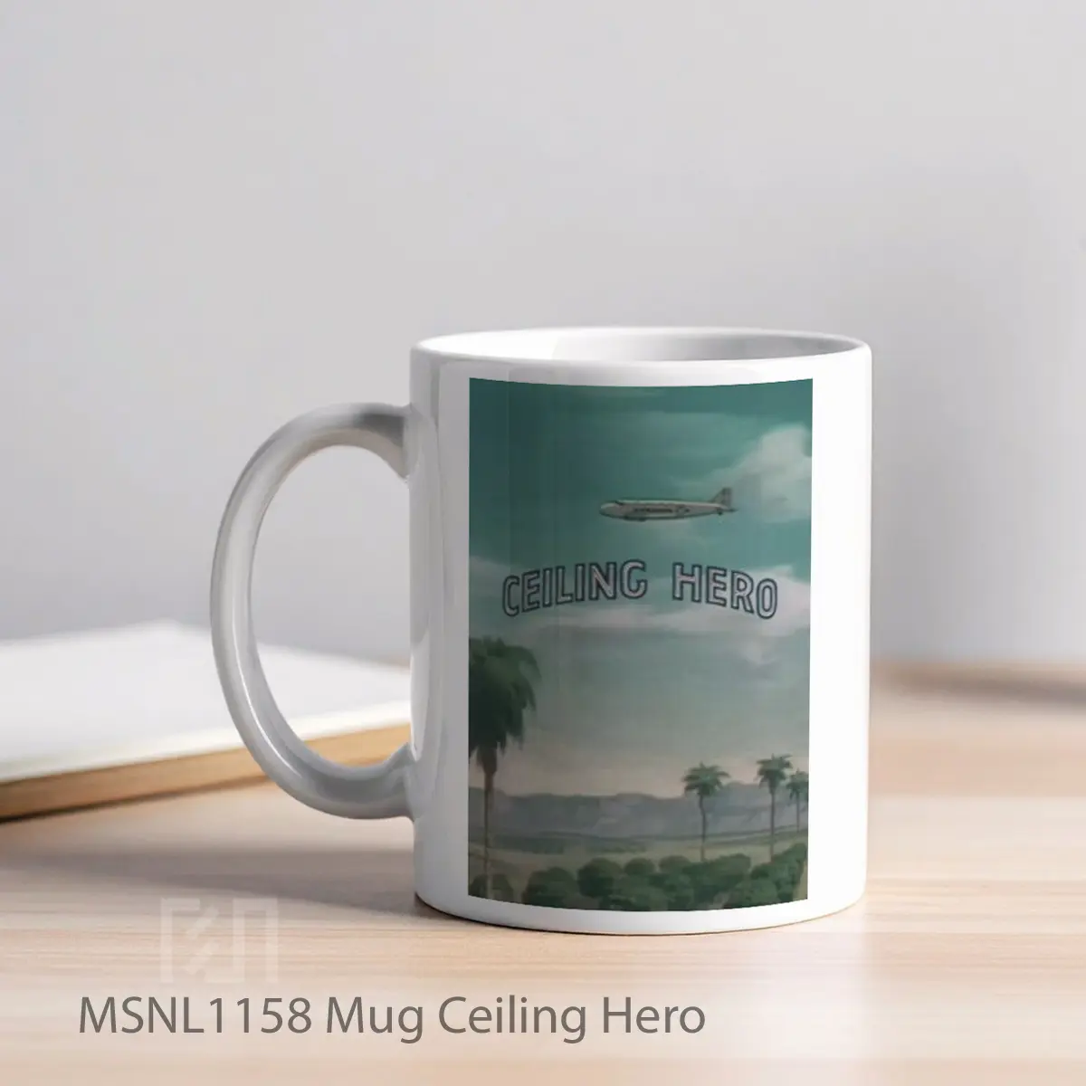 Mug Ceiling Hero Gelas Keramik Tema Film MSNL1158 - Tampak Kiri