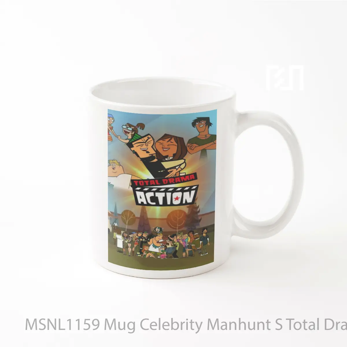 Mug Celebrity Manhunt S Total Drama Action Reunion Special Gelas Keramik Tema Film MSNL1159