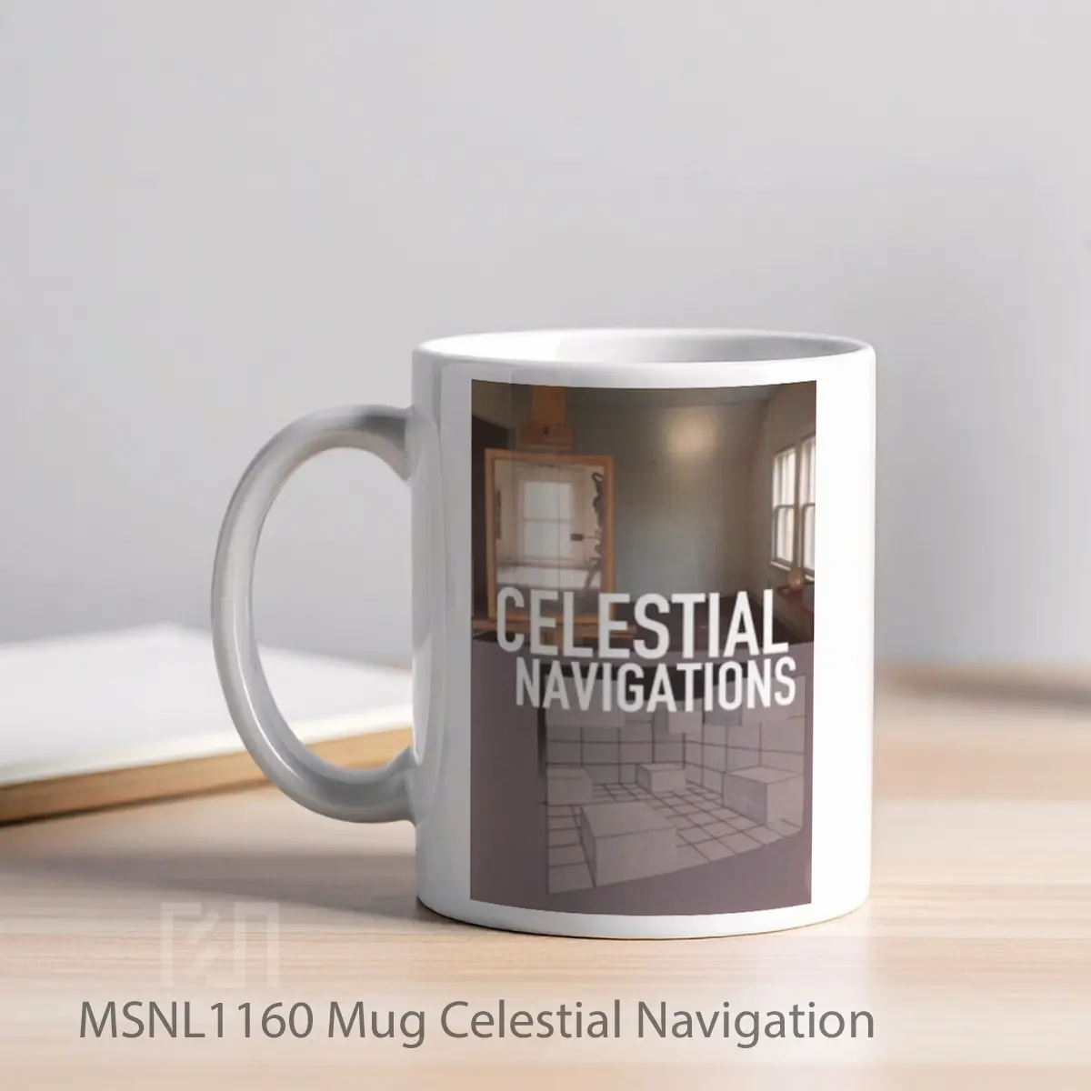 Mug Celestial Navigation Gelas Keramik Tema Film MSNL1160 - Tampak Kiri