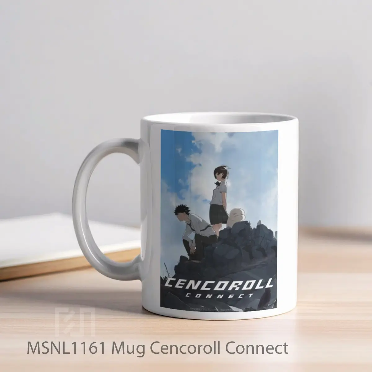 Mug Cencoroll Connect Gelas Keramik Tema Film MSNL1161 - Tampak Kiri