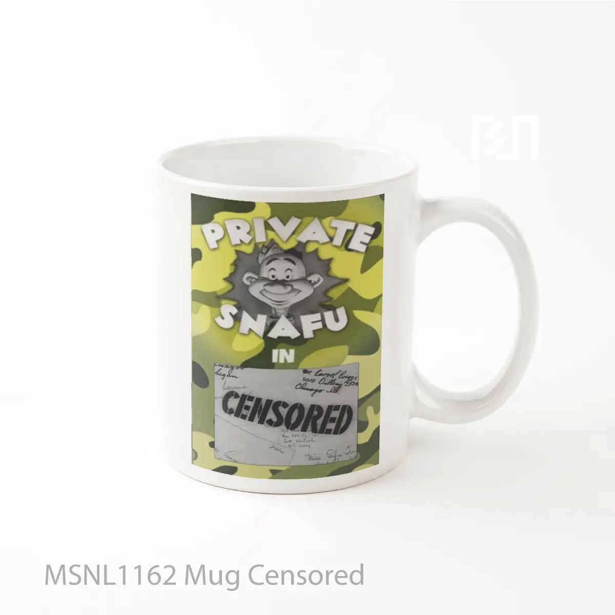 Mug Censored Gelas Keramik Tema Film MSNL1162