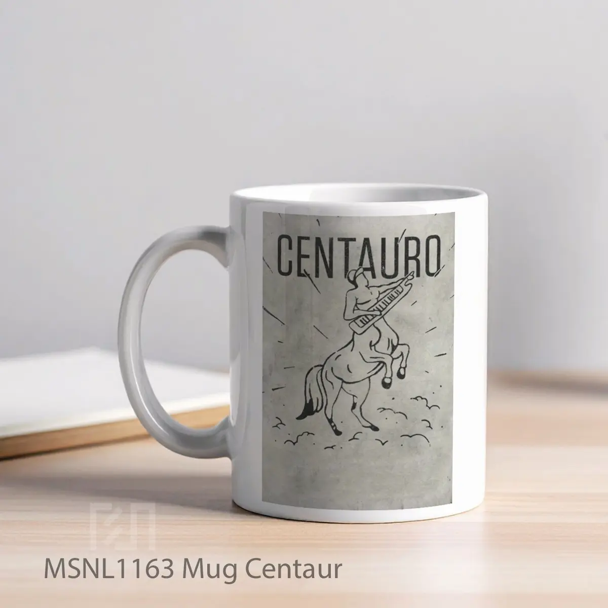 Mug Centaur Gelas Keramik Tema Film MSNL1163 - Tampak Kiri