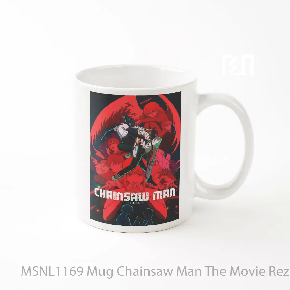 Mug Chainsaw Man The Movie Reze Arc Gelas Keramik Tema Film MSNL1169