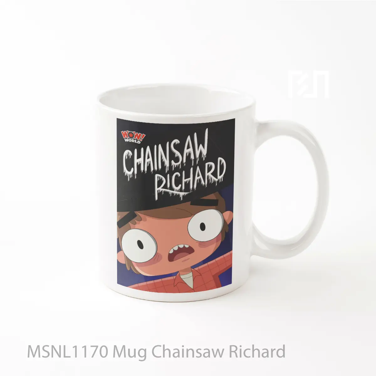 Mug Chainsaw Richard Gelas Keramik Tema Film MSNL1170