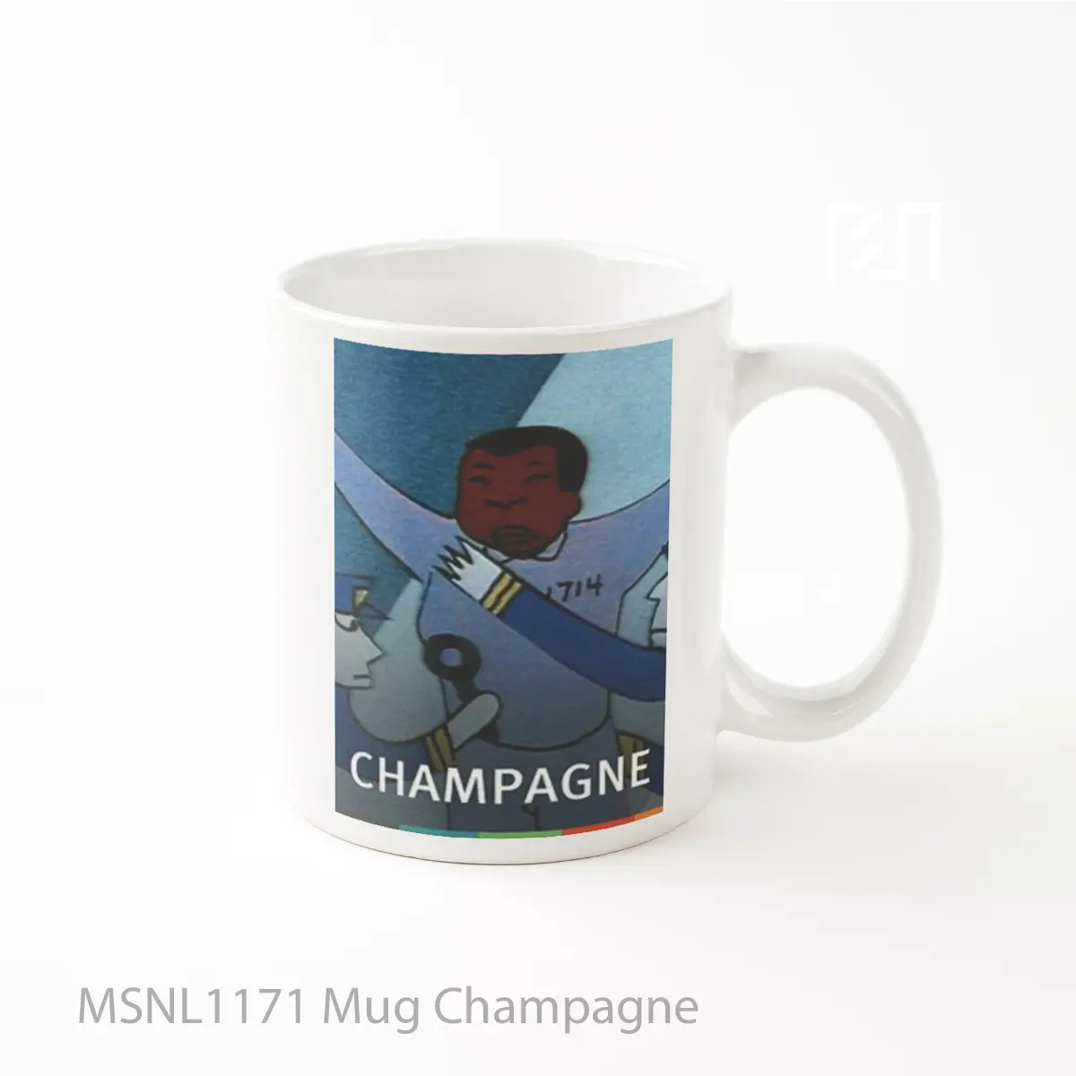 Mug Champagne Gelas Keramik Tema Film MSNL1171