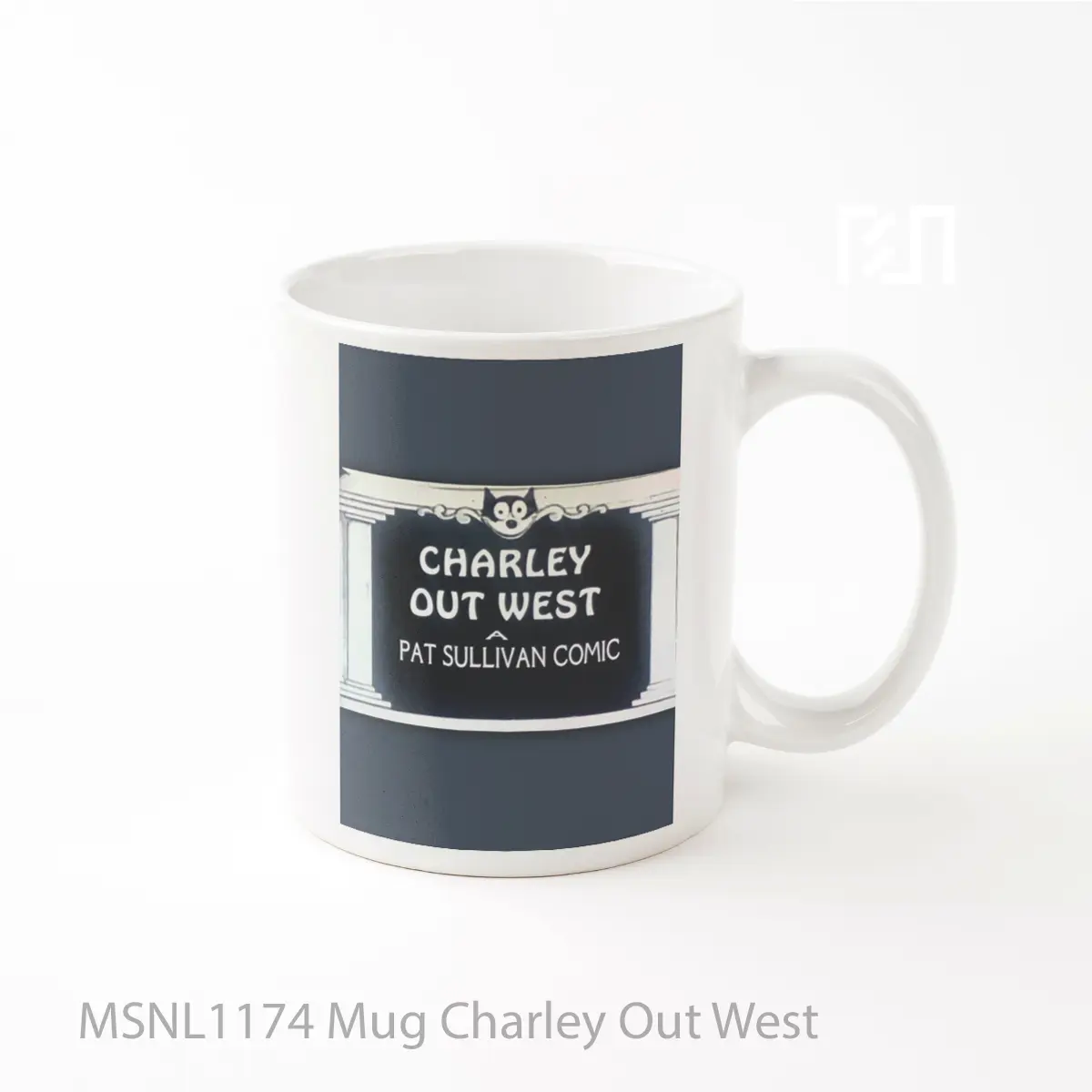 Mug Charley Out West Gelas Keramik Tema Film MSNL1174