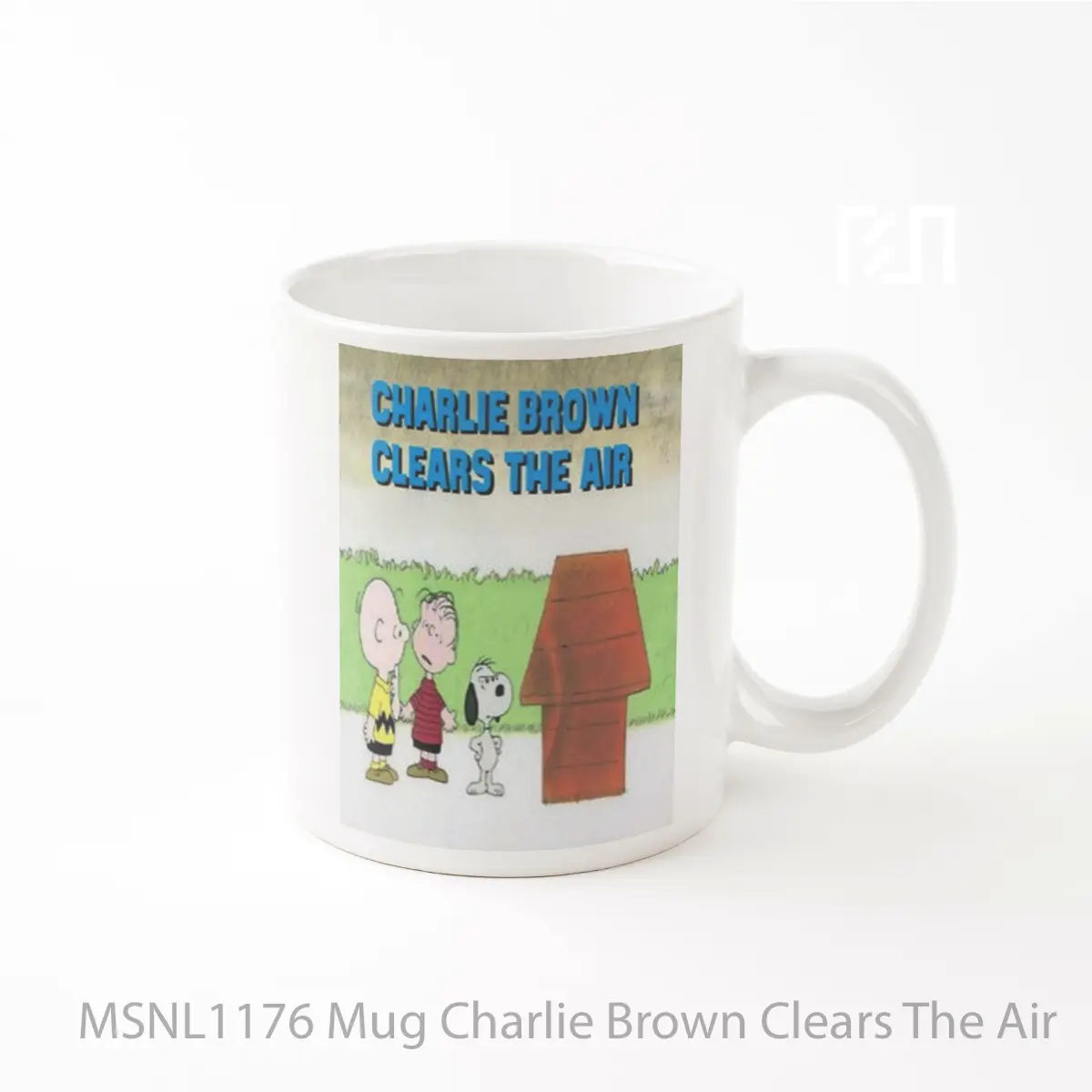 Mug Charlie Brown Clears The Air Gelas Keramik Tema Film MSNL1176