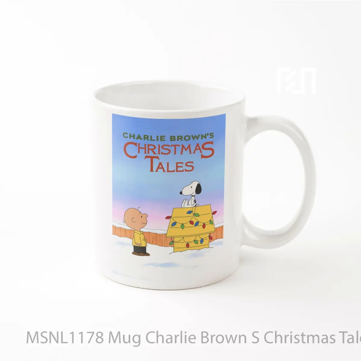 Mug Charlie Brown S Christmas Tales Gelas Keramik Tema Film MSNL1178