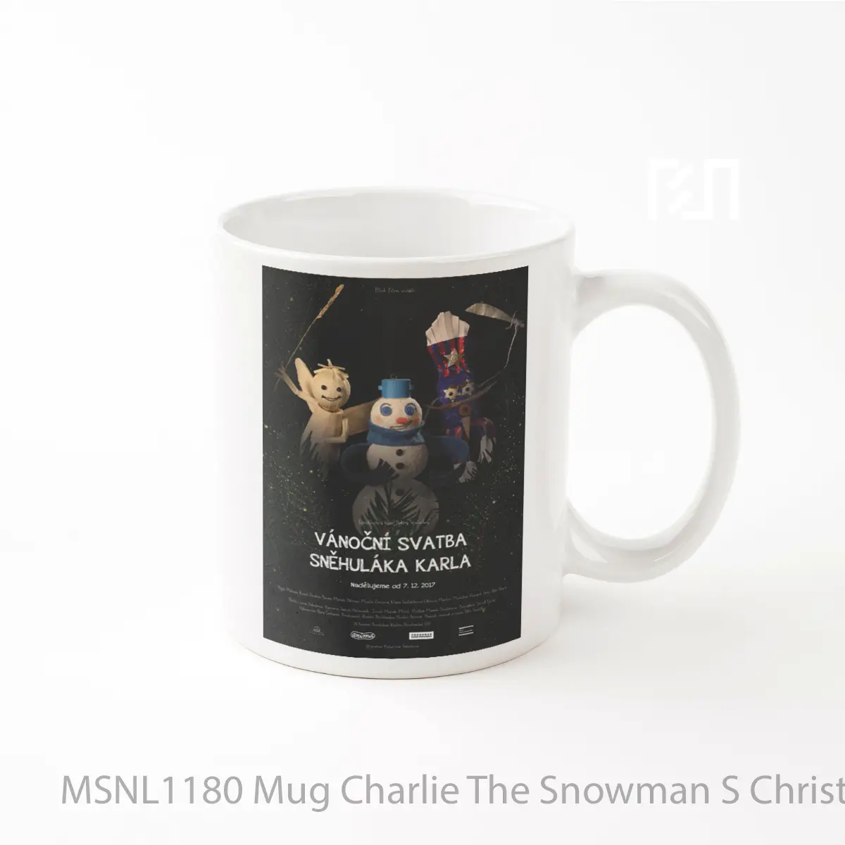 Mug Charlie The Snowman S Christmas Wedding Gelas Keramik Tema Film MSNL1180