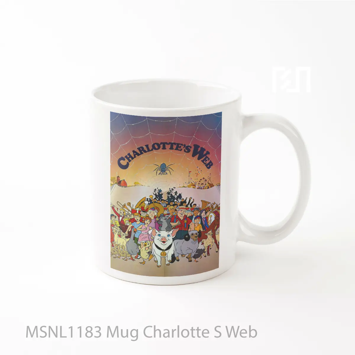 Mug Charlotte S Web Gelas Keramik Tema Film MSNL1183