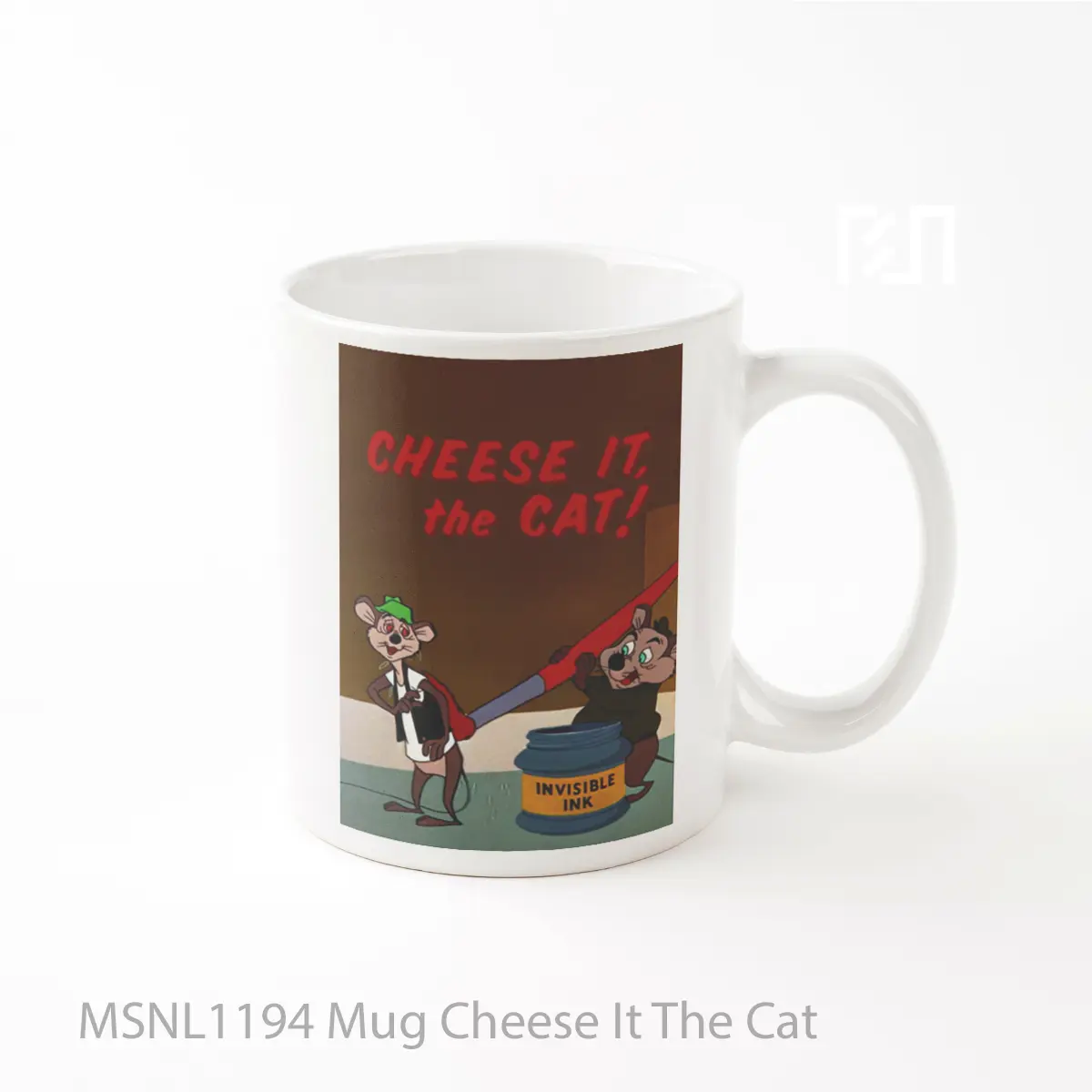Mug Cheese It The Cat Gelas Keramik Tema Film MSNL1194