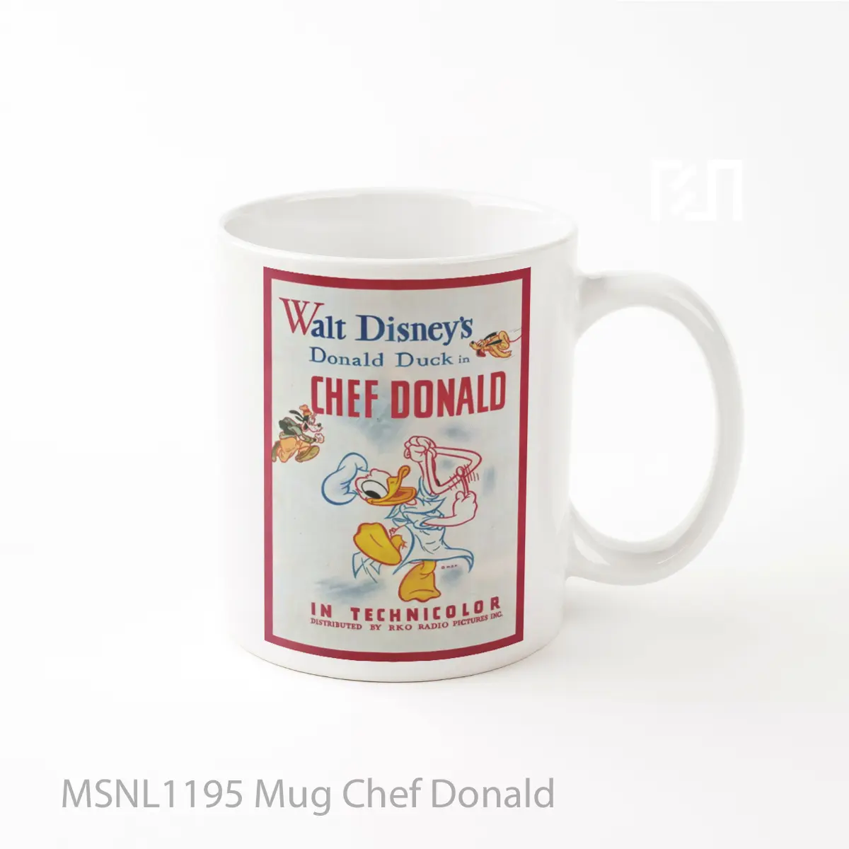Mug Chef Donald Gelas Keramik Tema Film MSNL1195