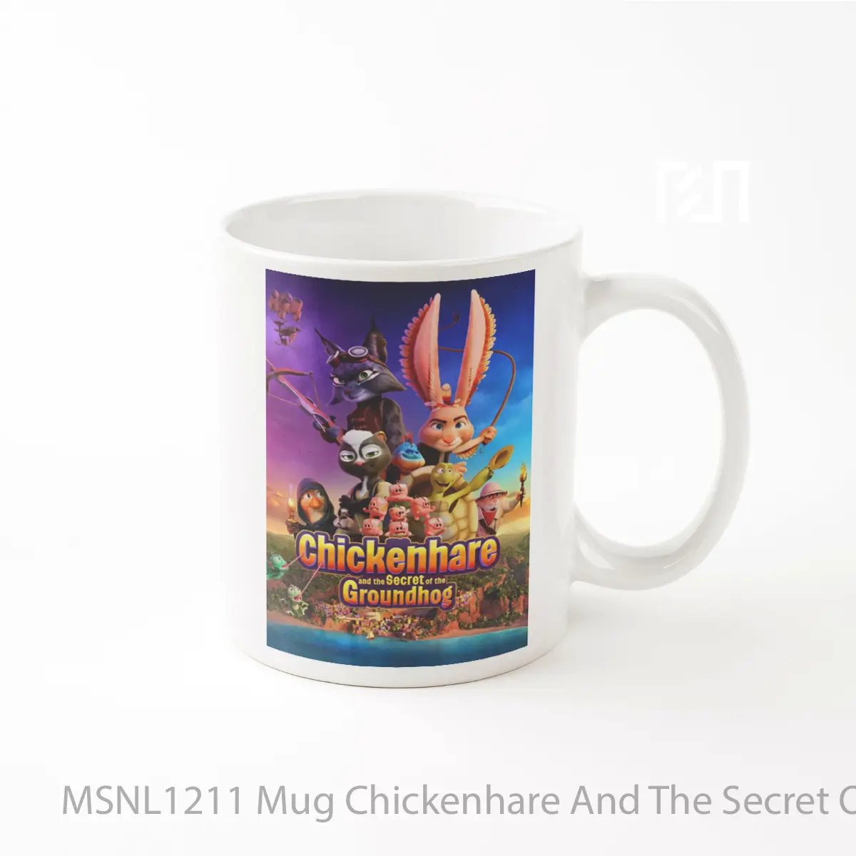 Mug Chickenhare And The Secret Of The Groundhog Gelas Keramik Tema Film MSNL1211