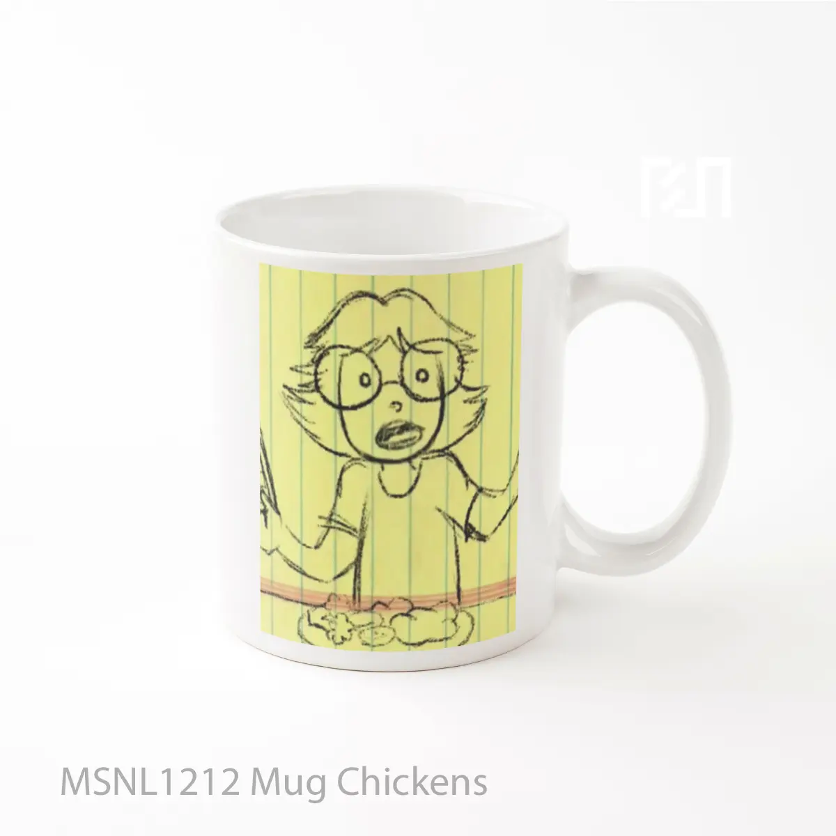 Mug Chickens Gelas Keramik Tema Film MSNL1212