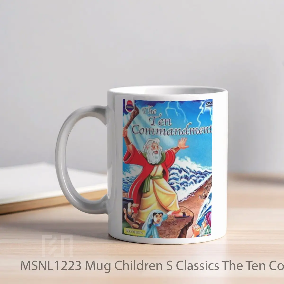 Mug Children S Classics The Ten Commandments Gelas Keramik Tema Film MSNL1223 - Tampak Kiri
