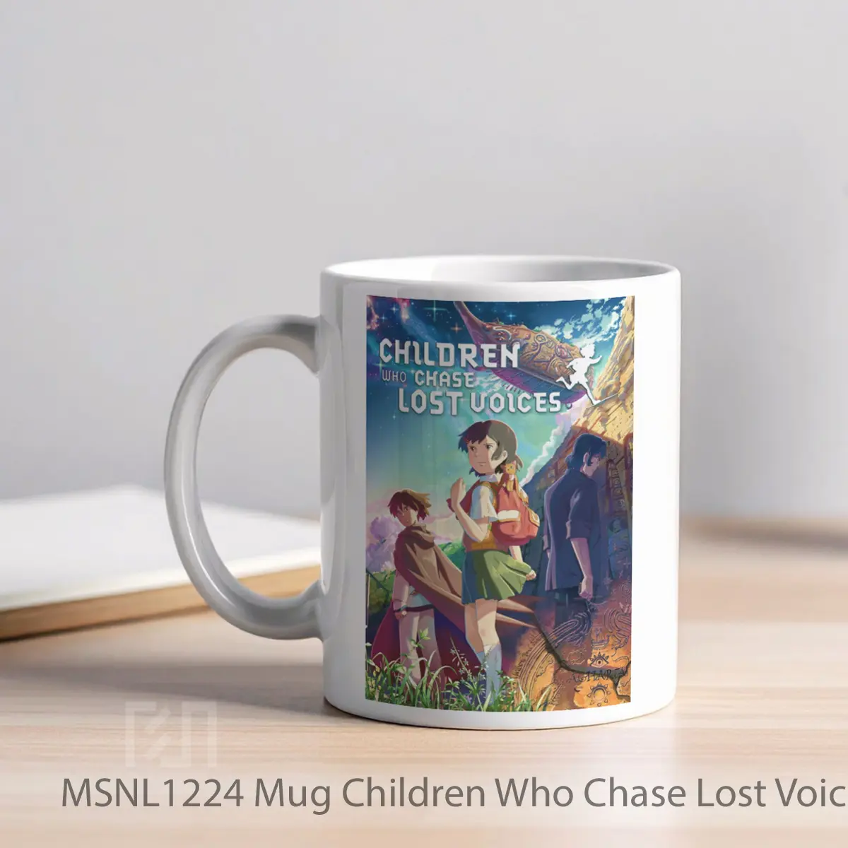 Mug Children Who Chase Lost Voices Gelas Keramik Tema Film MSNL1224 - Tampak Kiri