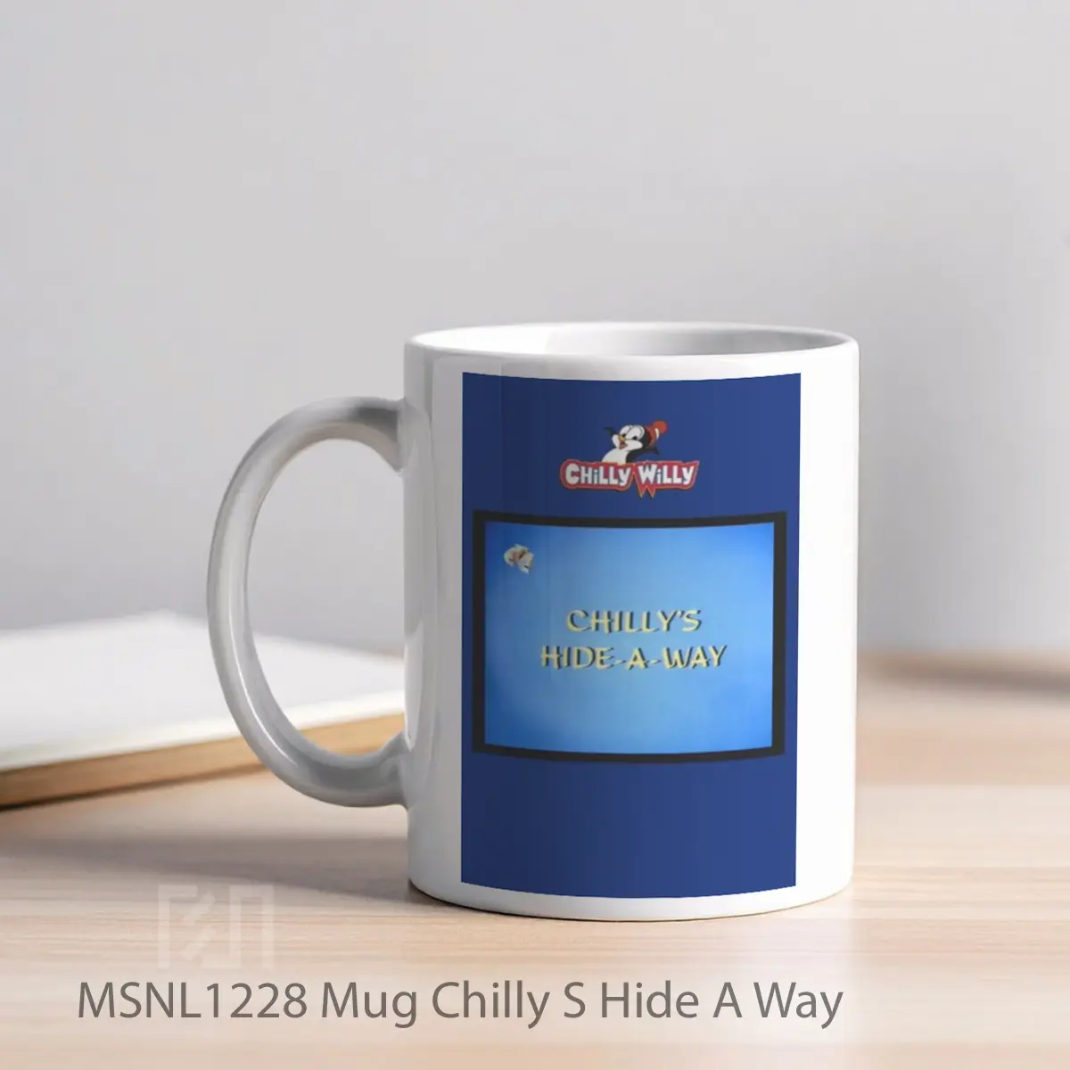 Mug Chilly S Hide A Way Gelas Keramik Tema Film MSNL1228 - Tampak Kiri