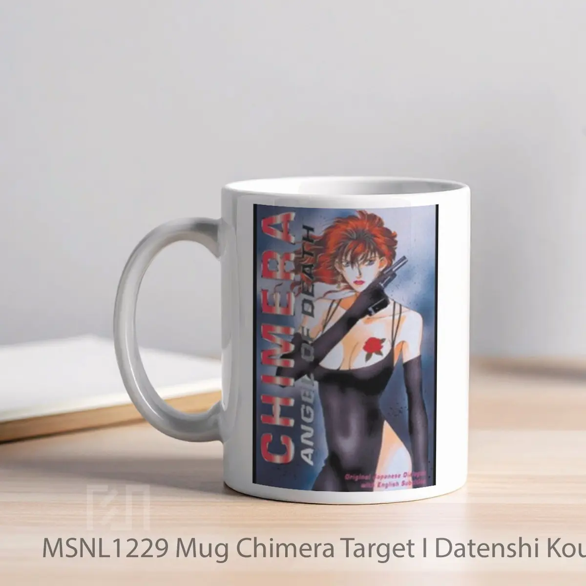 Mug Chimera Target I Datenshi Kourin Gelas Keramik Tema Film MSNL1229 - Tampak Kiri