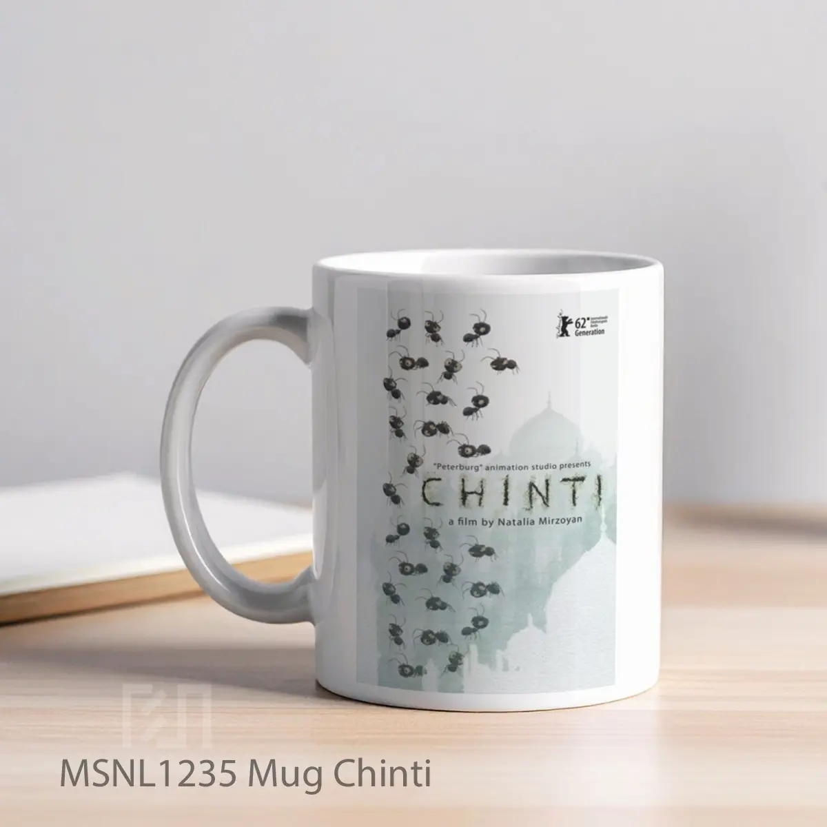Mug Chinti Gelas Keramik Tema Film MSNL1235 - Tampak Kiri