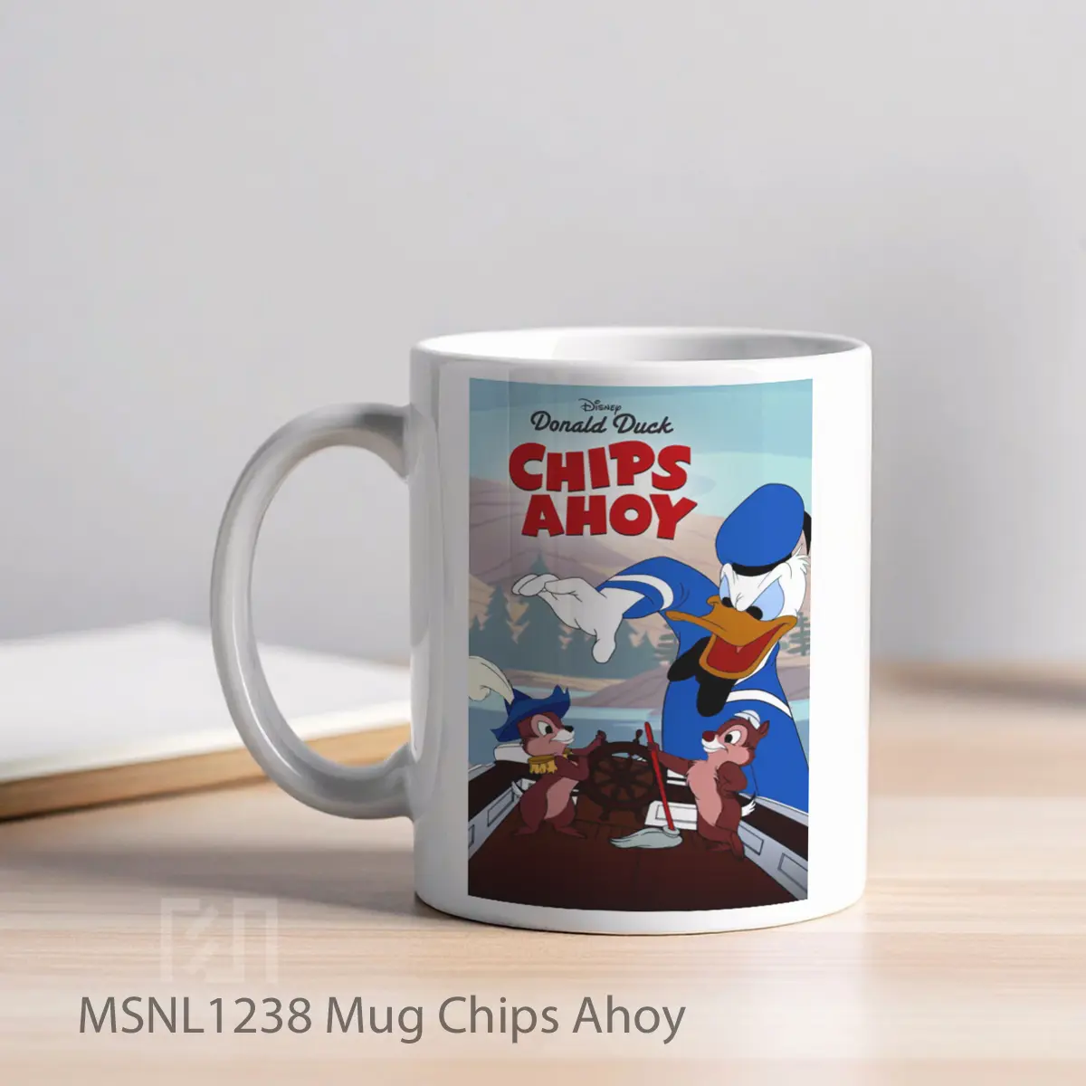 Mug Chips Ahoy Gelas Keramik Tema Film MSNL1238 - Tampak Kiri