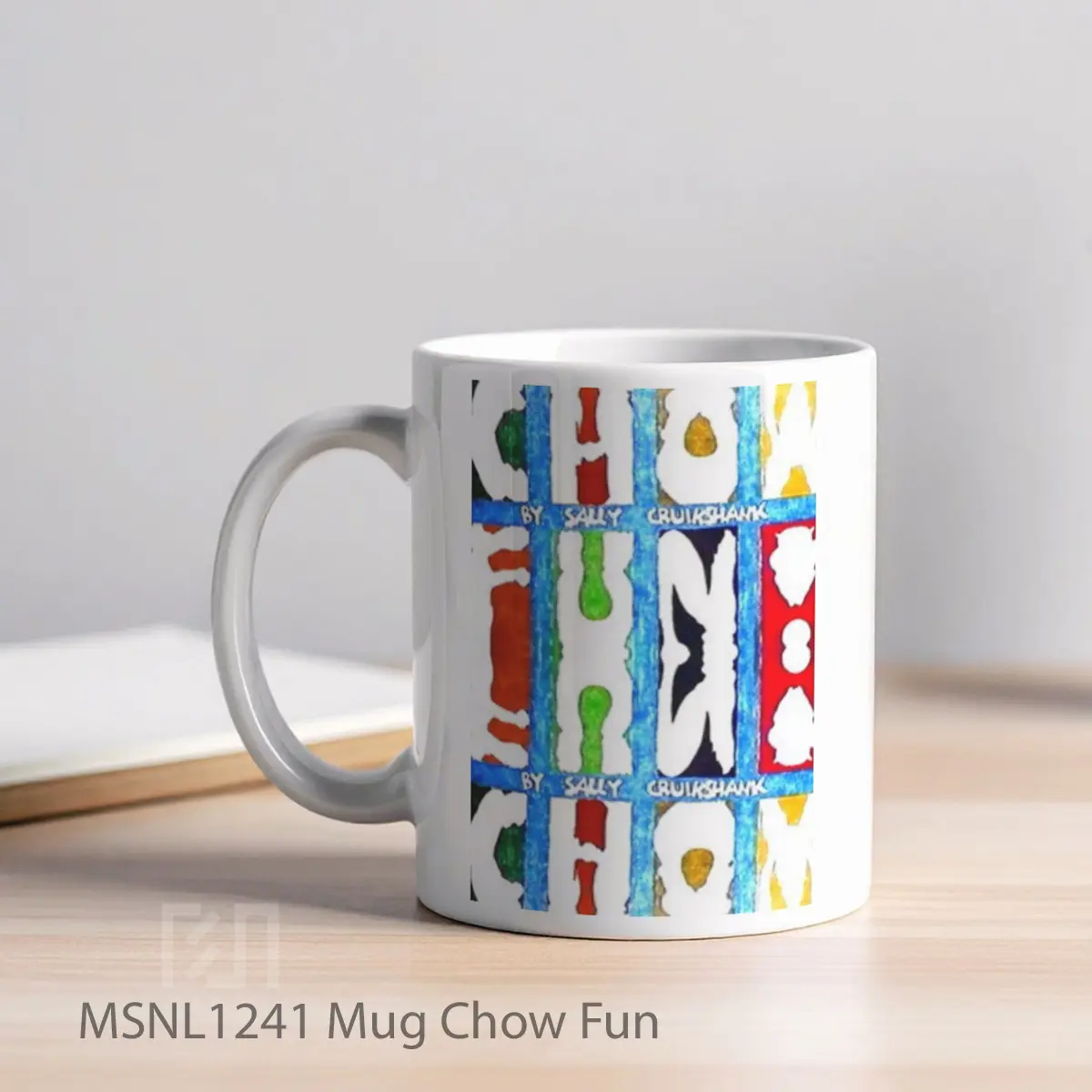 Mug Chow Fun Gelas Keramik Tema Film MSNL1241 - Tampak Kiri