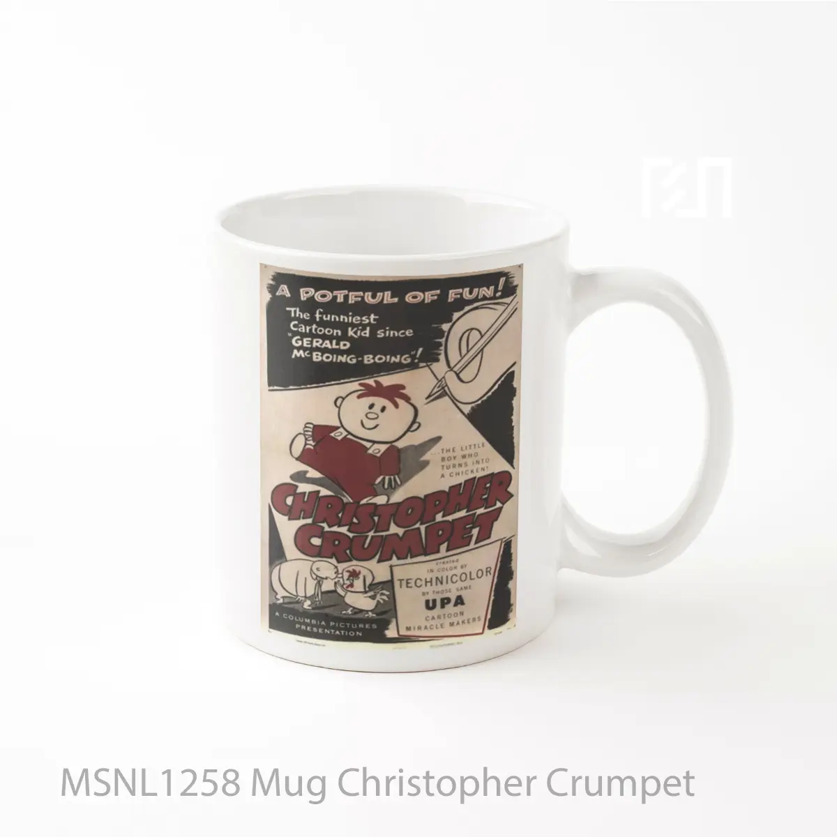 Mug Christopher Crumpet Gelas Keramik Tema Film MSNL1258