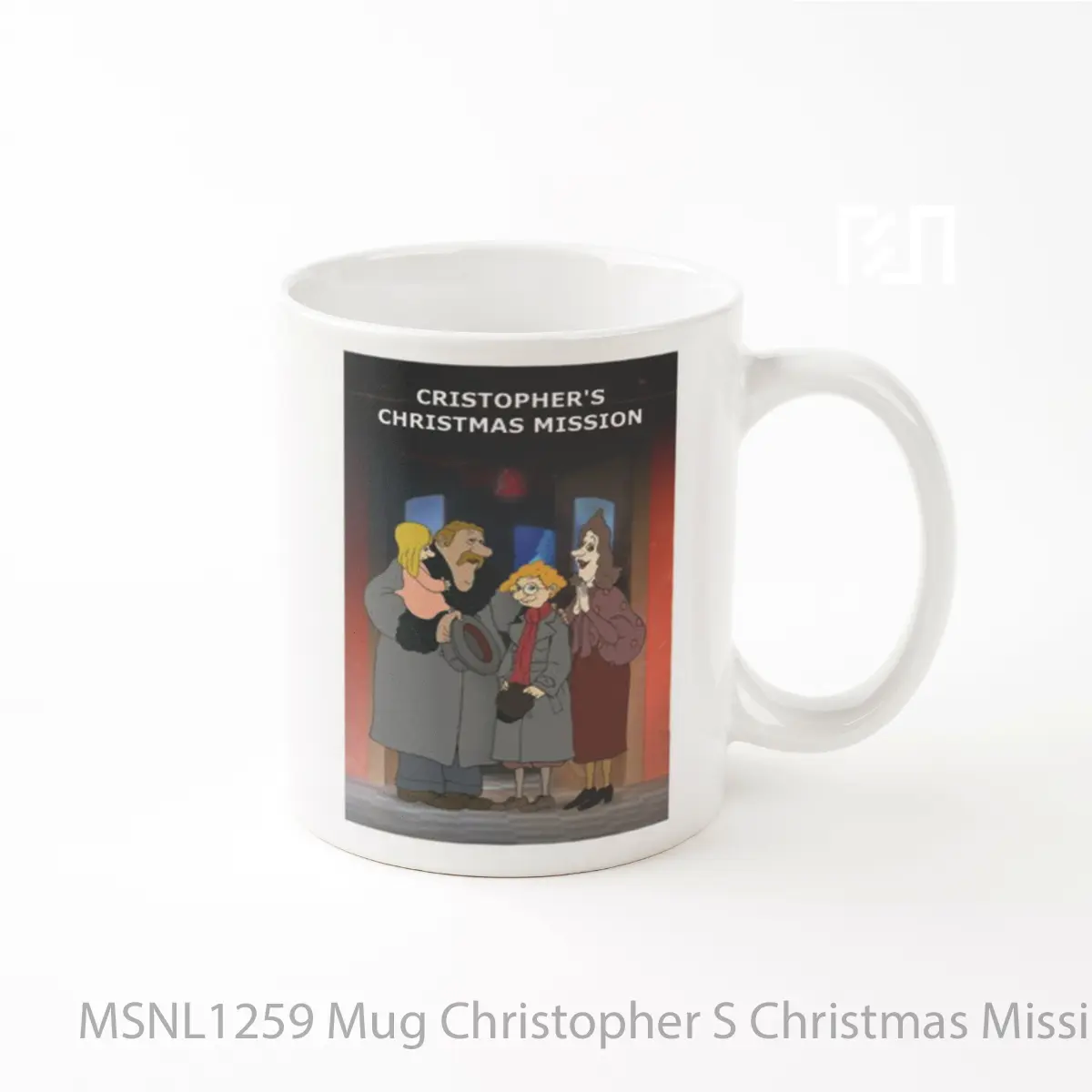Mug Christopher S Christmas Mission Gelas Keramik Tema Film MSNL1259