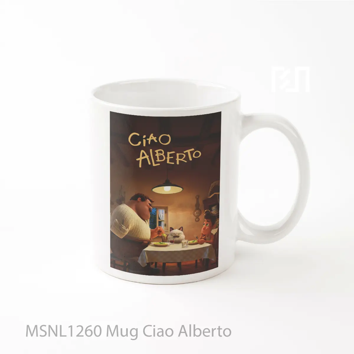 Mug Ciao Alberto Gelas Keramik Tema Film MSNL1260