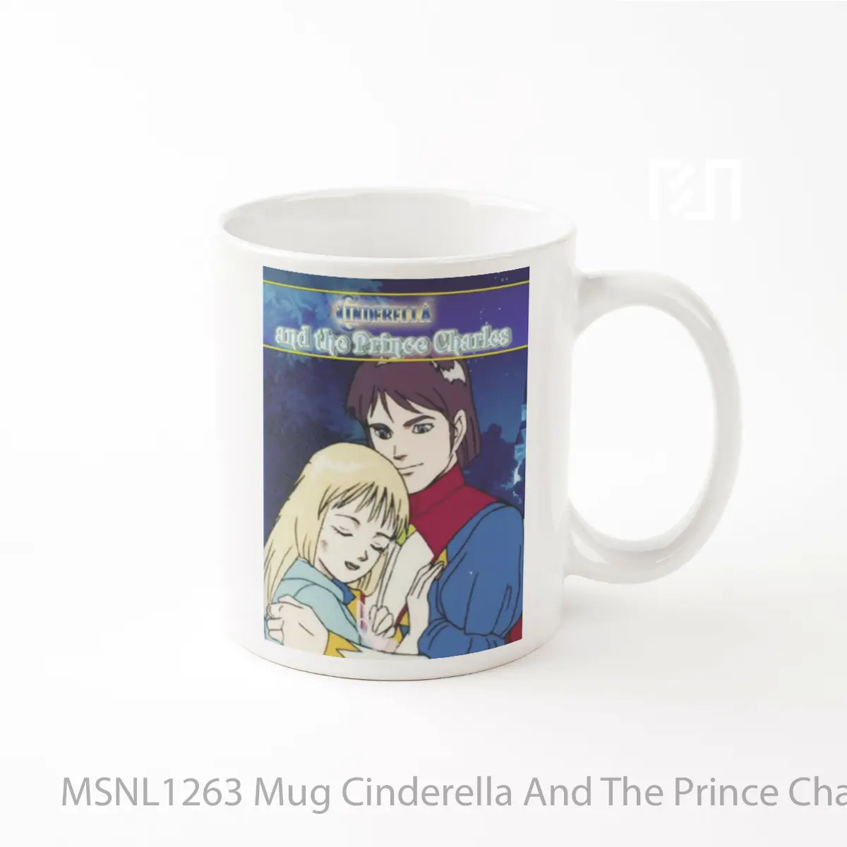 Mug Cinderella And The Prince Charles Gelas Keramik Tema Film MSNL1263