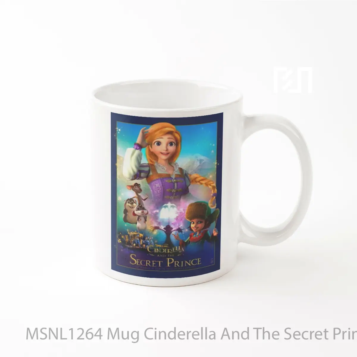 Mug Cinderella And The Secret Prince Gelas Keramik Tema Film MSNL1264